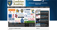 Desktop Screenshot of cambrianacademy.org